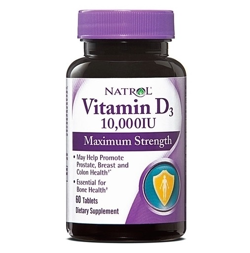 Vitamin D3 10000, 60 таб Ntr